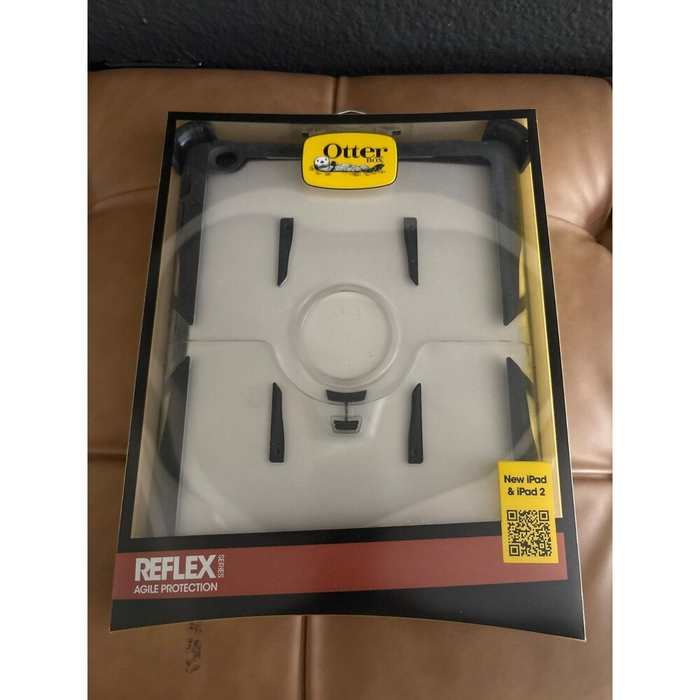 OtterBox Reflex Series Case For Apple iPad 2 & New iPad 3rd Gen Clear Black NIB